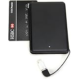 Externer Akku, GMYLE&reg; 4000mAh PowerBank Schlank Portable USB Ladesadapter w/ integrierte Blitz & Micro-USB-Kabel f&uuml;r USB-Aufladungsger&auml;te (Schwarz)