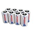 8 pcs of Premium Tenergy D Size 10,000mAh High Capacity High Rate NiMH Rechargeable Batteries