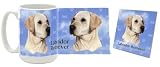 Yellow Lab Mug & Coaster Gift Box Combo - Dog/Puppy/Canine Edition Beverage Drinkware