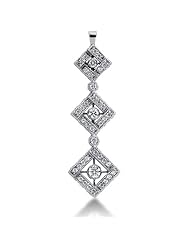 Diamond 14K Fancy Gold Pendant
