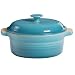 Le Creuset Stoneware 2-Quart Covered Round Casserole, Caribbean