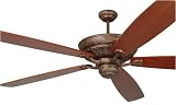 Montecarlo Ceiling Fans St. Ives 60 Model 5SI60TB-MC5B106 in Tuscan Bronze. Indoor fan.