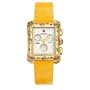 Fleur Butterfly Colored Stones Gold-Plated Yellow Galuchat