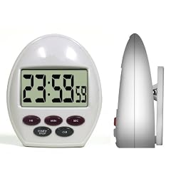 Sunbeam, 91641, 23 Hour, 59 Minute, 59 Second Digital Timer with Clock, White