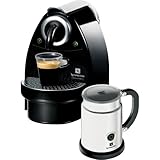 Nespresso C100-US-AERO Essenza Automatic Single-Serve Espresso Machine with Nespresso Aeroccino Milk Frother