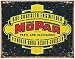 Mopar Chrysler Metal Sign Plymouth Dodge Desoto