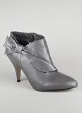 Gathered Side Ankle Bootie