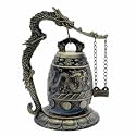 Unique Low Price Father's Day Gift Idea Dad Him - 5" Chinese Sky Dragon Oriental Bell Gong Chime