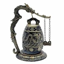 Unique Low Price Father's Day Gift Idea Dad Him - 5" Chinese Sky Dragon Oriental Bell Gong Chime