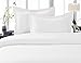 Solid White 300 Thread Count Twin Size 2PC Duvet Cover Set 100 % Cotton with button enclosure