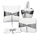 Hortense B. Hewitt Wedding Accessories 4-Piece Set, Lasting Radiance, Silver