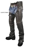 Men's Brown Retro Comfort Leather Chaps