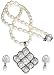 Pearl Necklace Earrings for Women 17.5 Inches (prl007)