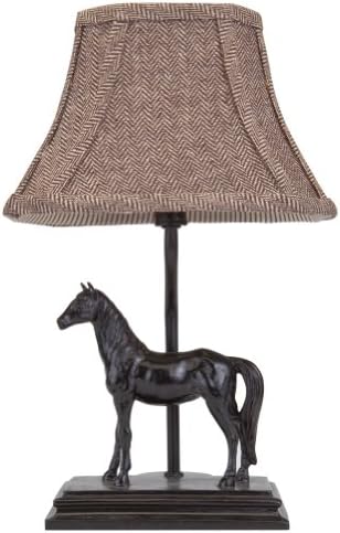 Animal World - Horse Run For The Roses Accent Lamp - Brown