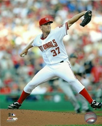 Stephen Strasburg Washington Nationals Action 8x10 Photo