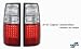 Toyota Landcruiser Altezza Euro Taillights Chrome Led