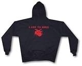 I LIKE TO BANG Drummers Drum Set Men's Hoodie Sweat Shirt Small thru 4XL