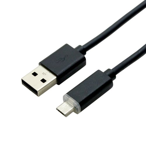 ミヨシ　MCO LEDﾊﾟﾜ-ｼｸﾞﾅﾙ付きﾏｲｸﾛUSB充電・通信ｹ-ﾌﾞﾙ　ﾌﾞﾗｯｸ　1.2ｍ　SCB-L212/BK