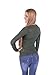 Hollywood Star Fashion Women's Long Sleeve Scoop Neck Burnout Tank Top Shirt