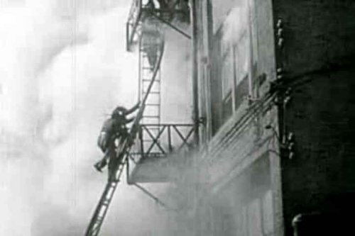 Arson Investigations Get Dangerous in the Classic Movie Night Alarm DVD (1934) Starring Bruce Cabot, Judith Allen, H. B. Warner, Sam Hardy, and Betty Blythe.