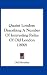 Quaint London: Describing A Number Of Interesting Relics Of Old London (1890)