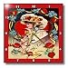 Vintage Valentine Day Lady - 10x10 Wall Clock