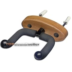Hochwertiger Gitarren Wandhalter Buche massiv Oval
