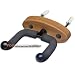 Hochwertiger Gitarren Wandhalter Buche massiv Oval