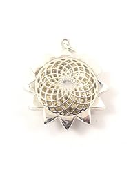 925 Sterling Silver Sunflower Aroma Locket 30mm with 10 refill pads