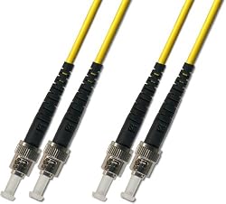 15M Singlemode Duplex Fiber (9/125) - ST to ST