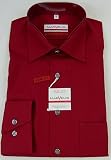 MARVELiS-Hemd SLIM-FIT langarm bügelfrei rot 4700-64-35 popeline