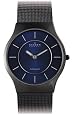 Skagen Men`s Titanium Black Mesh Watch