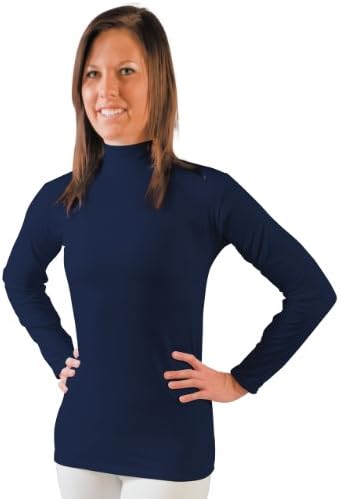 Stromgren Women's Polar Gear Long Sleeve Mock Turtleneck Shirt with 2-Ply Cloth