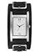 GUESS Black Leather Strap Watch