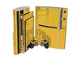 PlayStation 3 Skin (PS3) - NEW - GOLD CHROME MIRROR system skins faceplate decal mod
