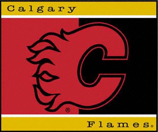 Buy Calgary Flames 60x50 Team Blanket by Biederlack
