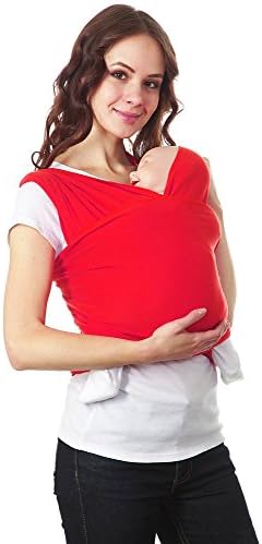 AmBaby Baby Carrier Sling Wrap for Newborns - Baby Sling up to the age of 3 years - Soft and Stretchy Baby Wrap - Breastfeeding Sling