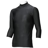 Sports Authority 【メンズ】【ゴルフ】ストレッチ ハイネック7分袖インナーシャツ　ブラック