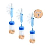 The First Years Bottle Nipple Brush (set of 3) by Learning Curve
