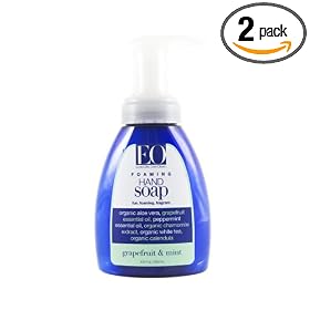 EO Foaming Hand & Body Soap, Grapefruit & Mint, 8.5-Ounce Bottles (Pack of 2)