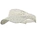 Glitter Visor-white OSFM