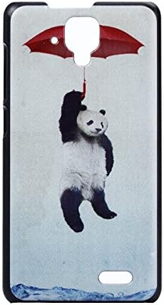 For Lenovo A536 case,Fannymac® Panda and Umbrella Pattern Hard PC Snap-On Back Case Cover Shell for Lenovo A536
