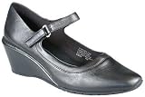 Rockport Women's Kerwin Wedge Mary-Jane,Black,8.5 M