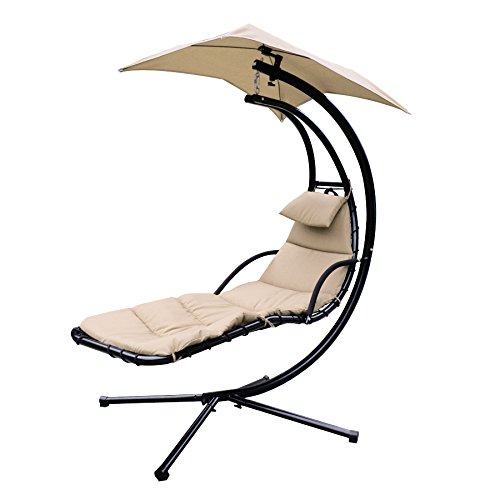 1 S7cheap More Sale Zeny Hanging Chaise Lounger Hammock W Pillow