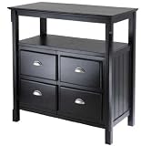 Timber Buffet Table with two doors