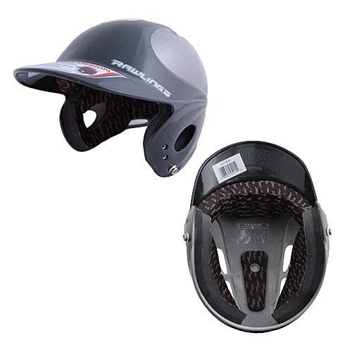 Rawlings Metallic Vapor Low Profile Batting Helmet - Black Large (7-1/4 to 7-3/8)