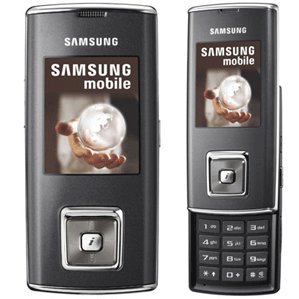 Samsung - SGH-J600 - Téléphone Portable - Appareil photo 1,3 Mpix - Lecteur mp3 - Radio FM - Bluetooth - Slider - Gris