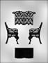 CK Products 3-D Garden Bench Chocolate Mold