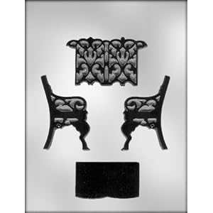 CK Products 3-D Garden Bench Chocolate Mold by 