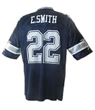 Men`s Dallas Cowboys #22 Emmitt Smith Legends Navy Replica Jersey